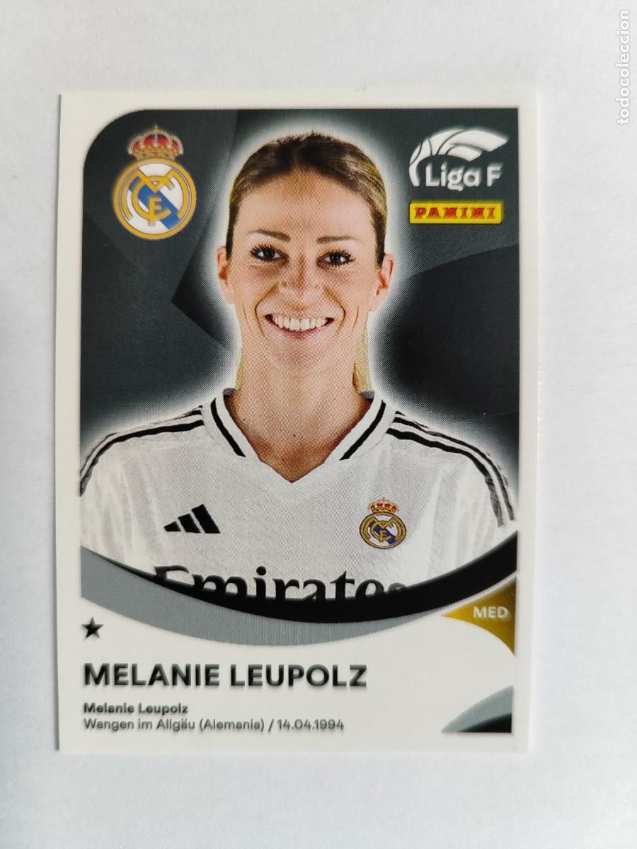 Cromos de f&uacute;tbol: LIGA F (FEMENINA 24/25 STICKER MELANIE LEUPOLZ REAL MADRID # 252 PANINI
