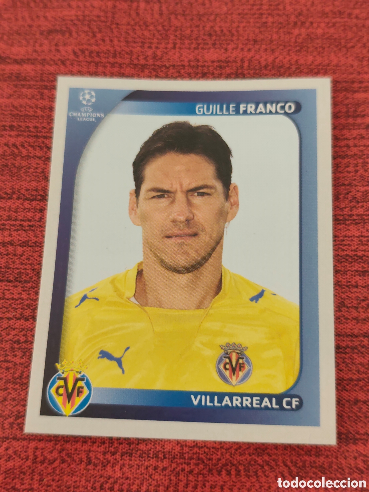 Fu&szlig;ball-Sticker: 532 GUILLE FRANCO VILLARREAL UEFA CHAMPIONS LEAGUE 2008 2009 PANINI
