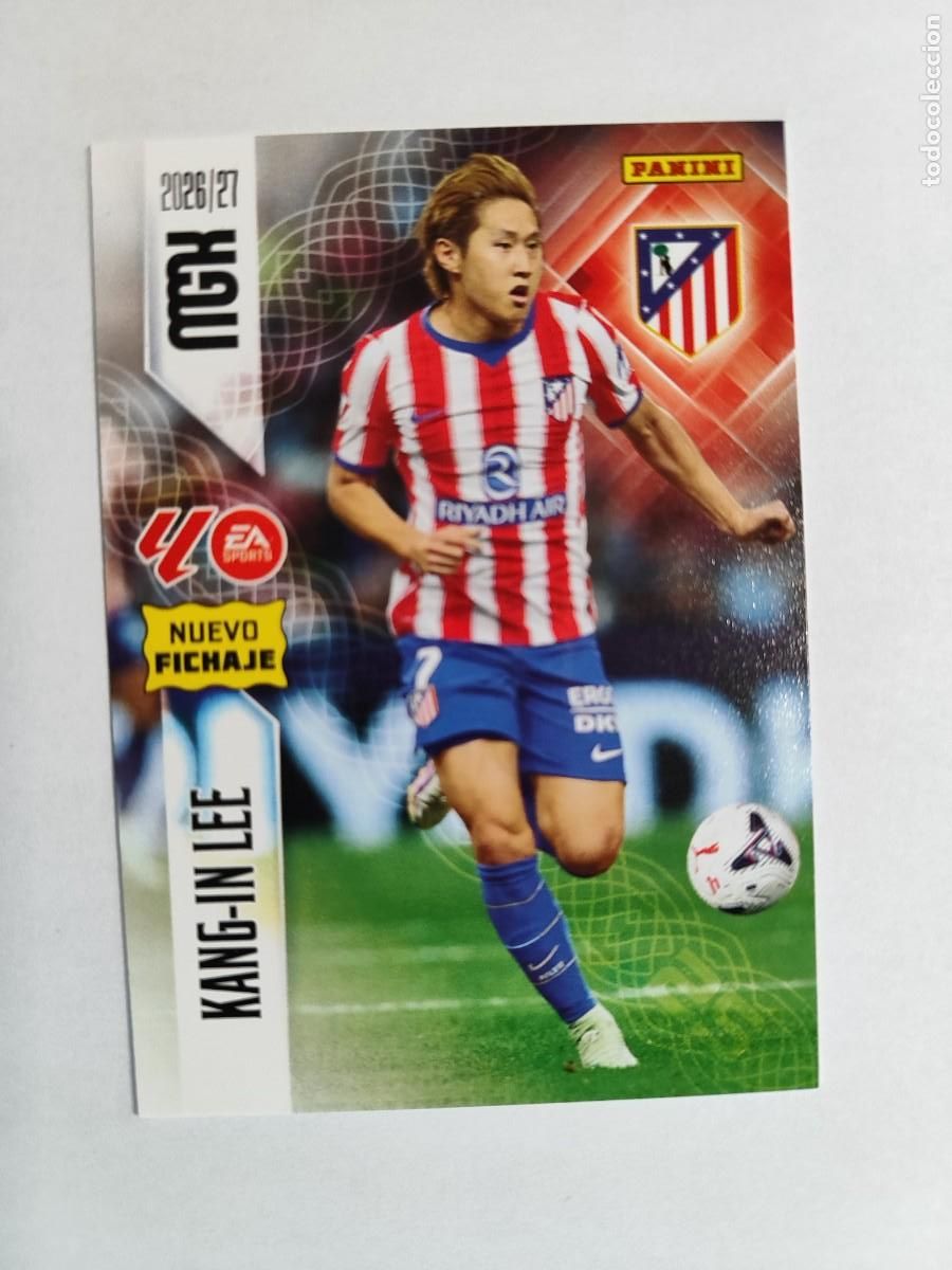Fu&szlig;ball-Sticker: MEGACRACKS 26/27 CARD NUEVO FICHAJE KANG IN-LEE AT MADRID # 486 PANINI