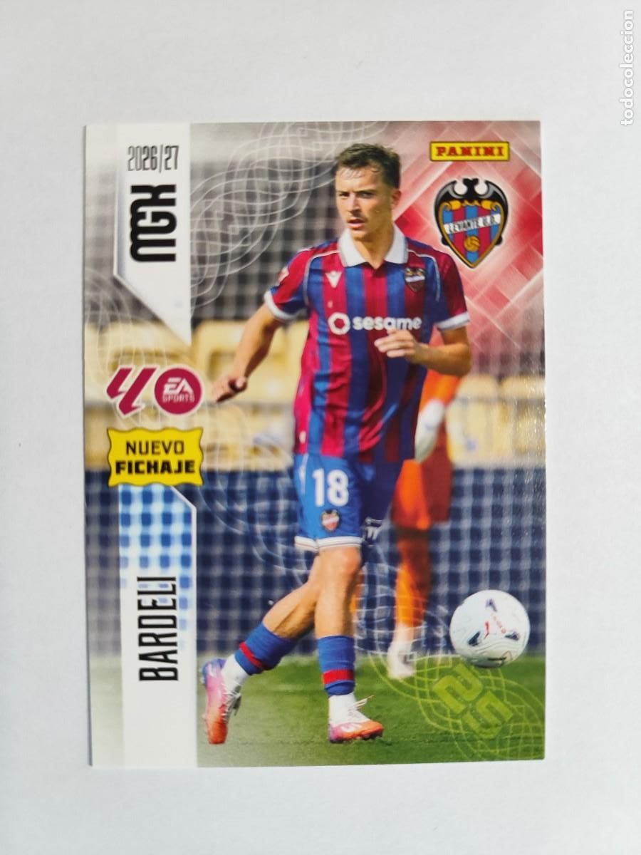 Cromos de f&uacute;tbol: MEGACRACKS 26/27 CARD NUEVO FICHAJE BARDELI LEVANTE # 470 PANINI