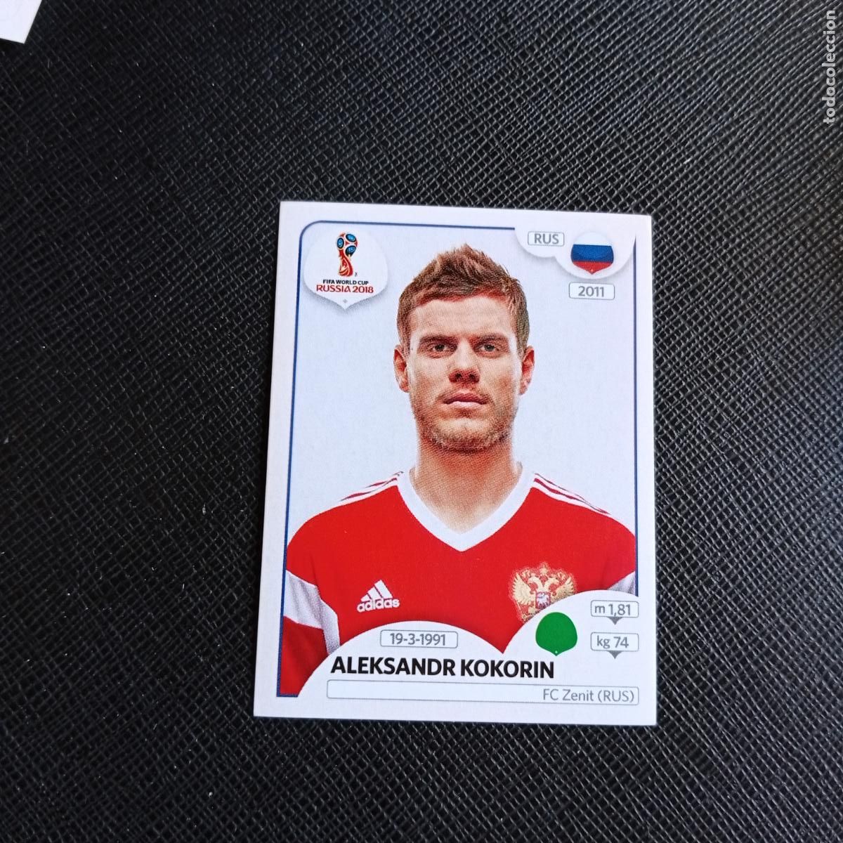 Cromos de f&uacute;tbol: 51 KOKORIN RUSIA PANINI MUNDIAL RUSIA 2018 CROMO FUTBOL 18 - SIN PEGAR - /CJ2 ....