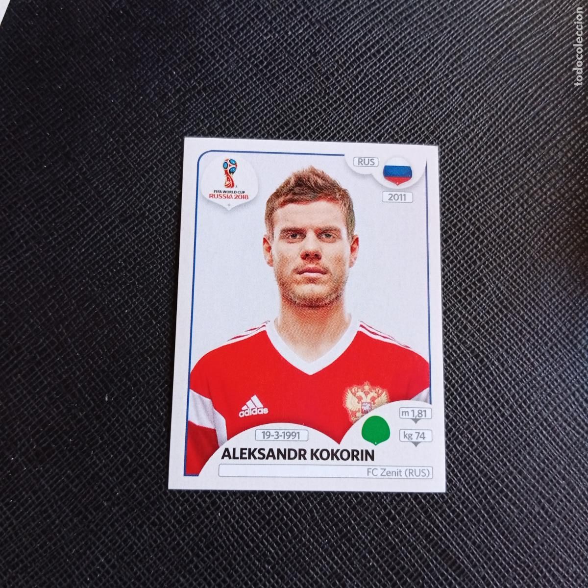 Cromos de f&uacute;tbol: 51 KOKORIN RUSIA PANINI MUNDIAL RUSIA 2018 CROMO FUTBOL 18 - SIN PEGAR - /CJ2 .....