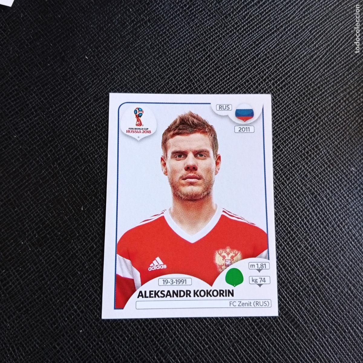 Cromos de f&uacute;tbol: 51 KOKORIN RUSIA PANINI MUNDIAL RUSIA 2018 CROMO FUTBOL 18 - SIN PEGAR - /CJ2 .....