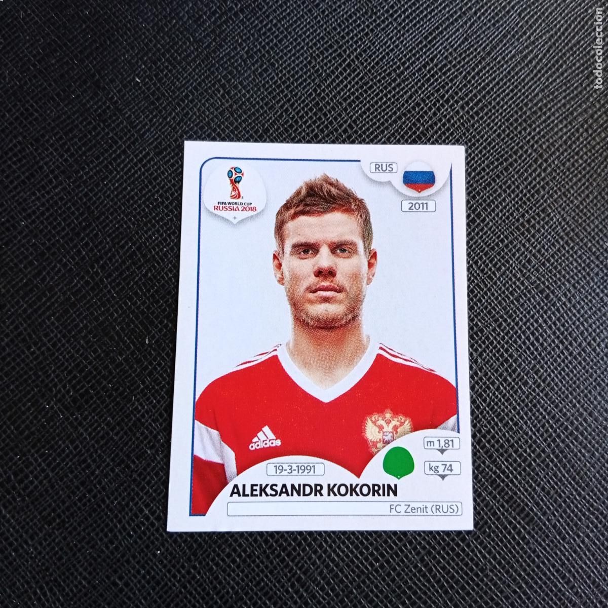 Cromos de f&uacute;tbol: 51 KOKORIN RUSIA PANINI MUNDIAL RUSIA 2018 CROMO FUTBOL 18 - SIN PEGAR - /CJ2 ......