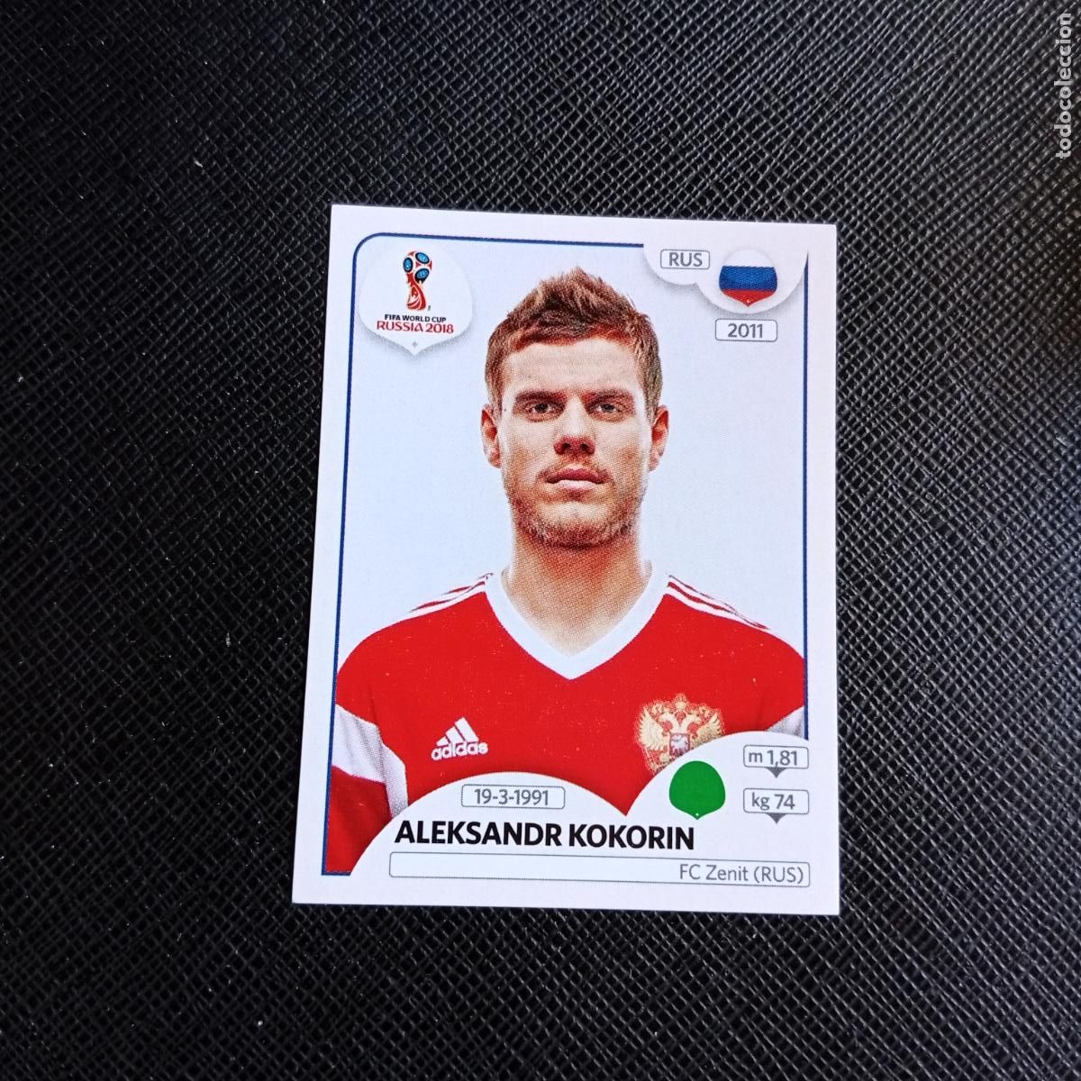 Cromos de f&uacute;tbol: 51 KOKORIN RUSIA PANINI MUNDIAL RUSIA 2018 CROMO FUTBOL 18 - SIN PEGAR - /CJ2 ......