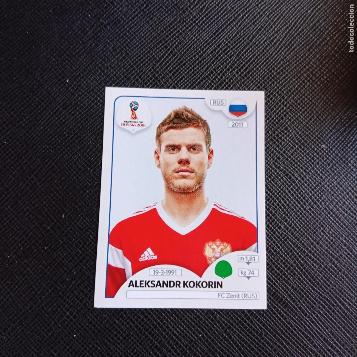 Cromos de f&uacute;tbol: 51 KOKORIN RUSIA PANINI MUNDIAL RUSIA 2018 CROMO FUTBOL 18 - SIN PEGAR - /CJ2 .......