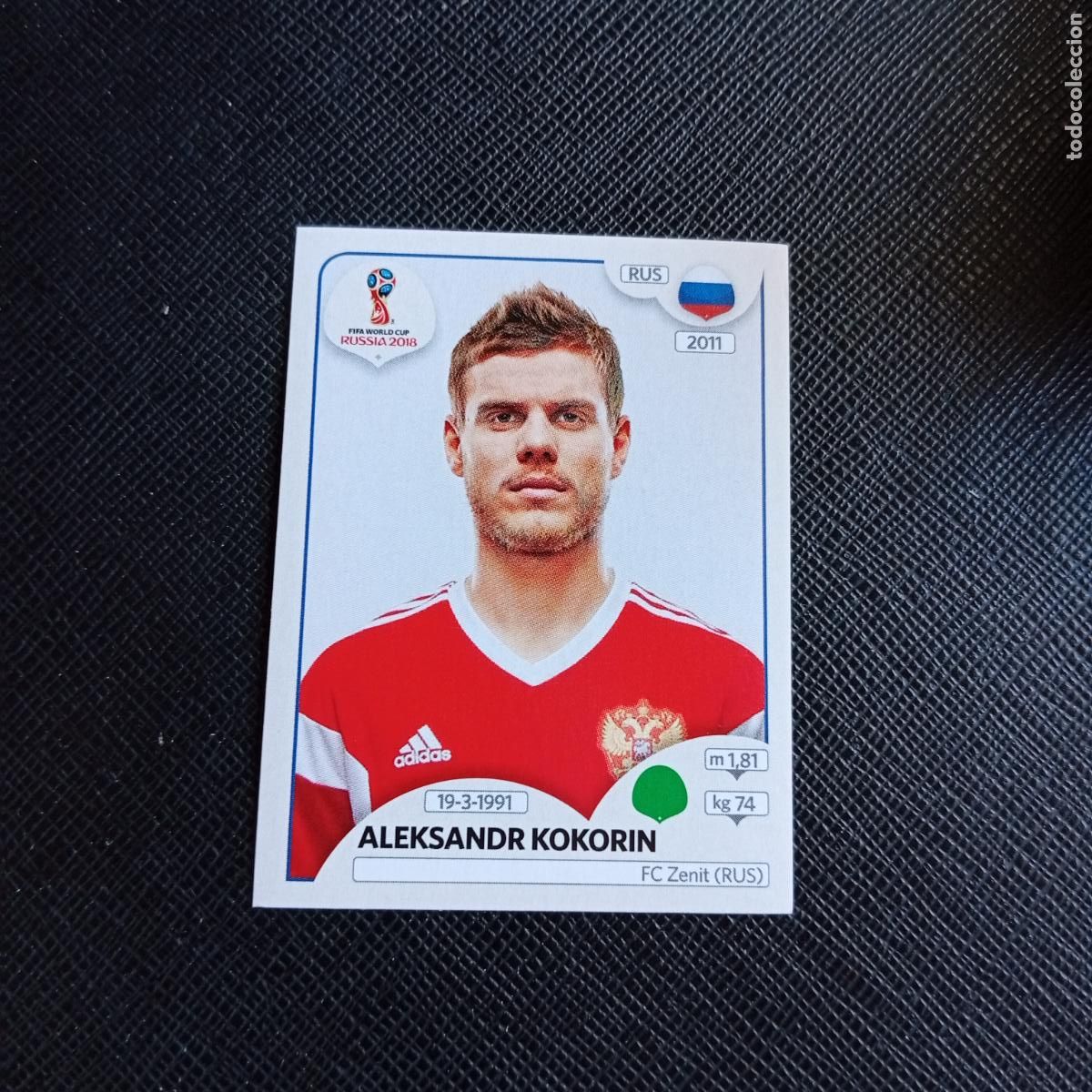 Cromos de f&uacute;tbol: 51 KOKORIN RUSIA PANINI MUNDIAL RUSIA 2018 CROMO FUTBOL 18 - SIN PEGAR - /CJ2 .......