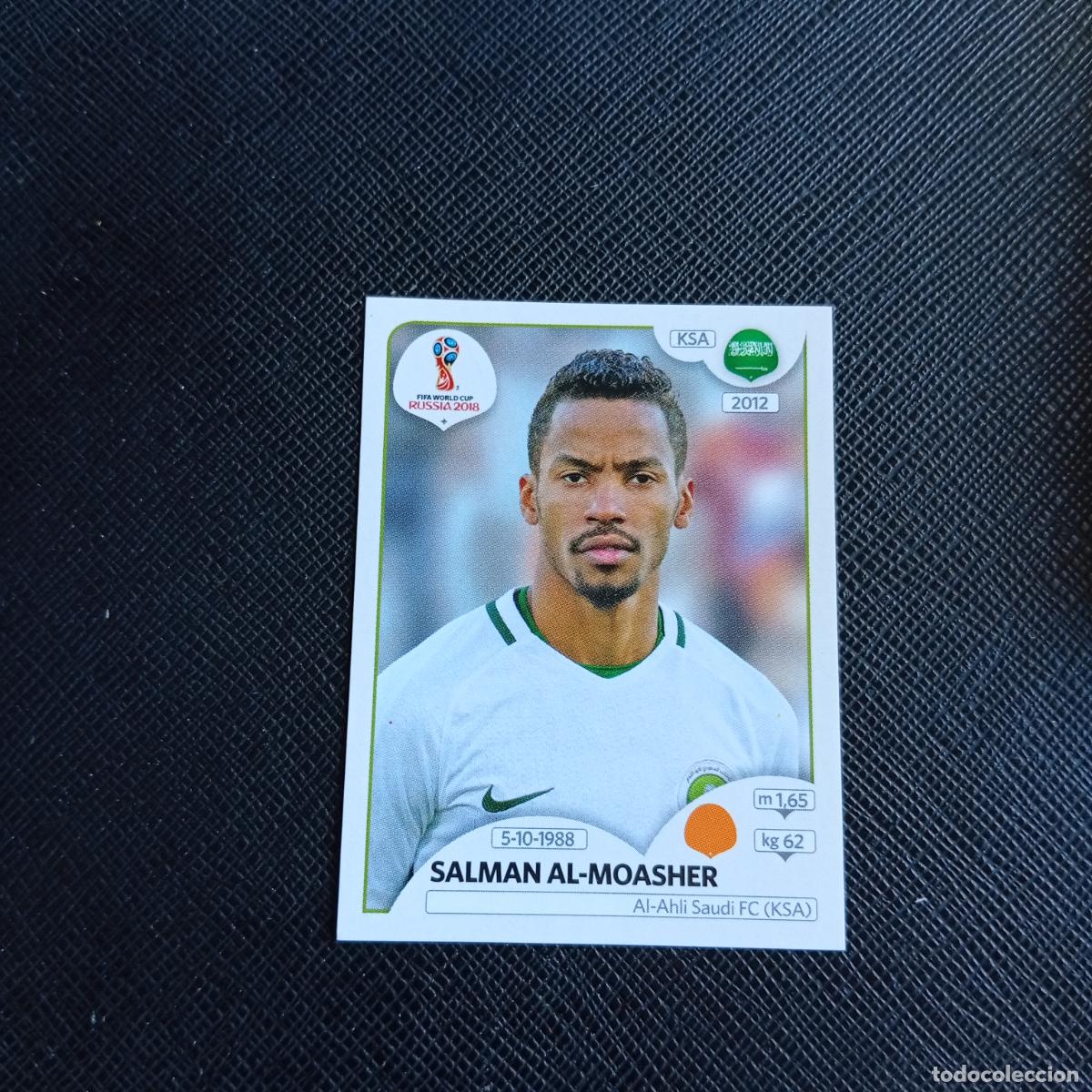 Cromos de f&uacute;tbol: 65 AL MOASHER ARABIA SAUDI PANINI MUNDIAL RUSIA 2018 CROMO FUTBOL 18 - SIN PEGAR - /CJ2