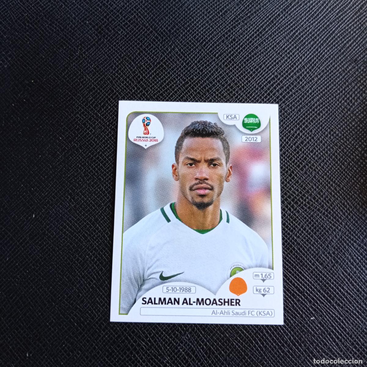 Cromos de f&uacute;tbol: 65 AL MOASHER ARABIA SAUDI PANINI MUNDIAL RUSIA 2018 CROMO FUTBOL 18 - SIN PEGAR - /CJ2 .