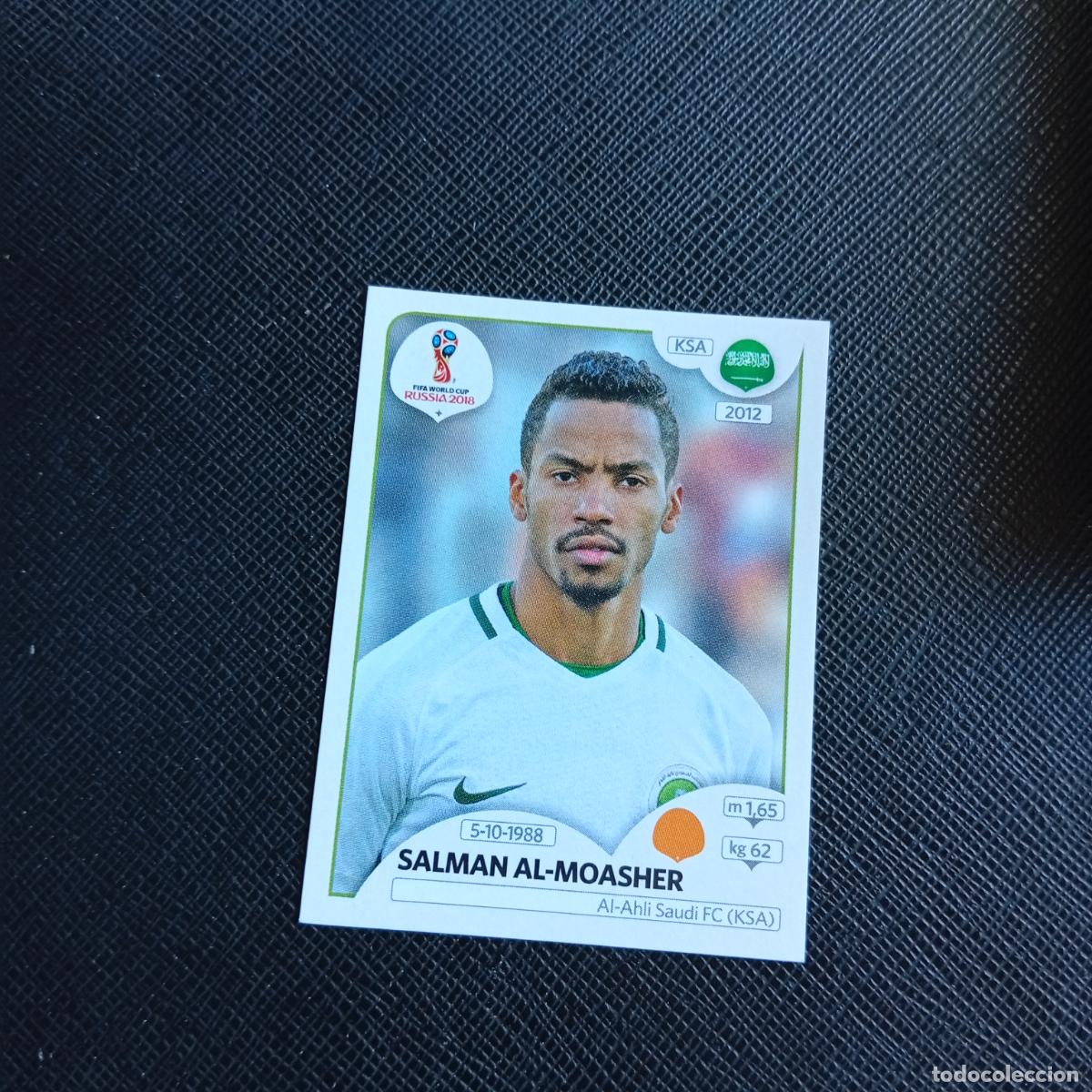 Cromos de f&uacute;tbol: 65 AL MOASHER ARABIA SAUDI PANINI MUNDIAL RUSIA 2018 CROMO FUTBOL 18 - SIN PEGAR - /CJ2 ..