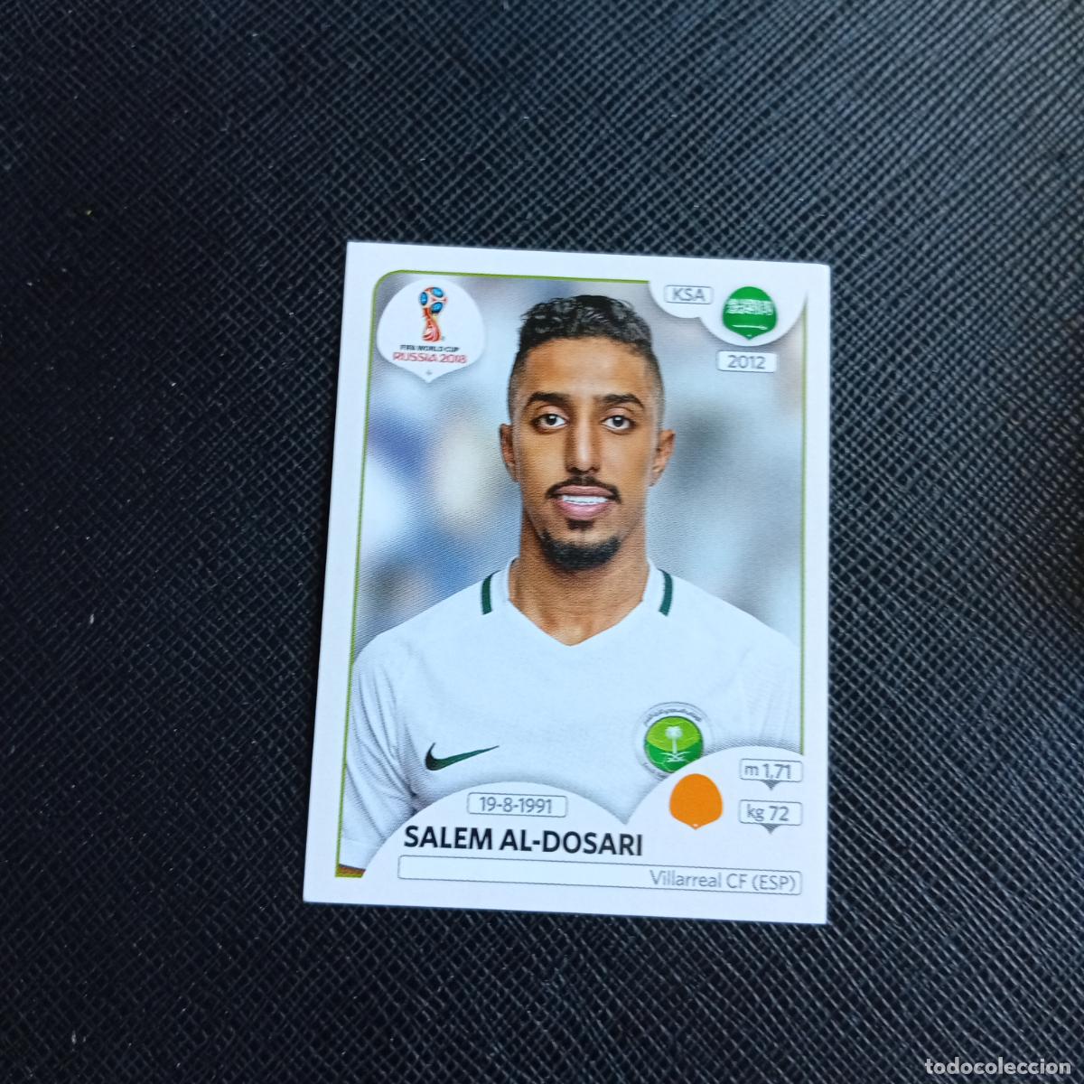 Cromos de f&uacute;tbol: 67 AL DOSARI ARABIA SAUDI PANINI MUNDIAL RUSIA 2018 CROMO FUTBOL 18 - SIN PEGAR - /CJ2