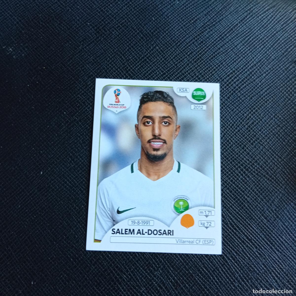 Cromos de f&uacute;tbol: 67 AL DOSARI ARABIA SAUDI PANINI MUNDIAL RUSIA 2018 CROMO FUTBOL 18 - SIN PEGAR - /CJ2 .