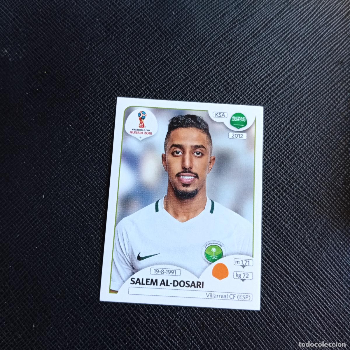 Cromos de f&uacute;tbol: 67 AL DOSARI ARABIA SAUDI PANINI MUNDIAL RUSIA 2018 CROMO FUTBOL 18 - SIN PEGAR - /CJ2 .