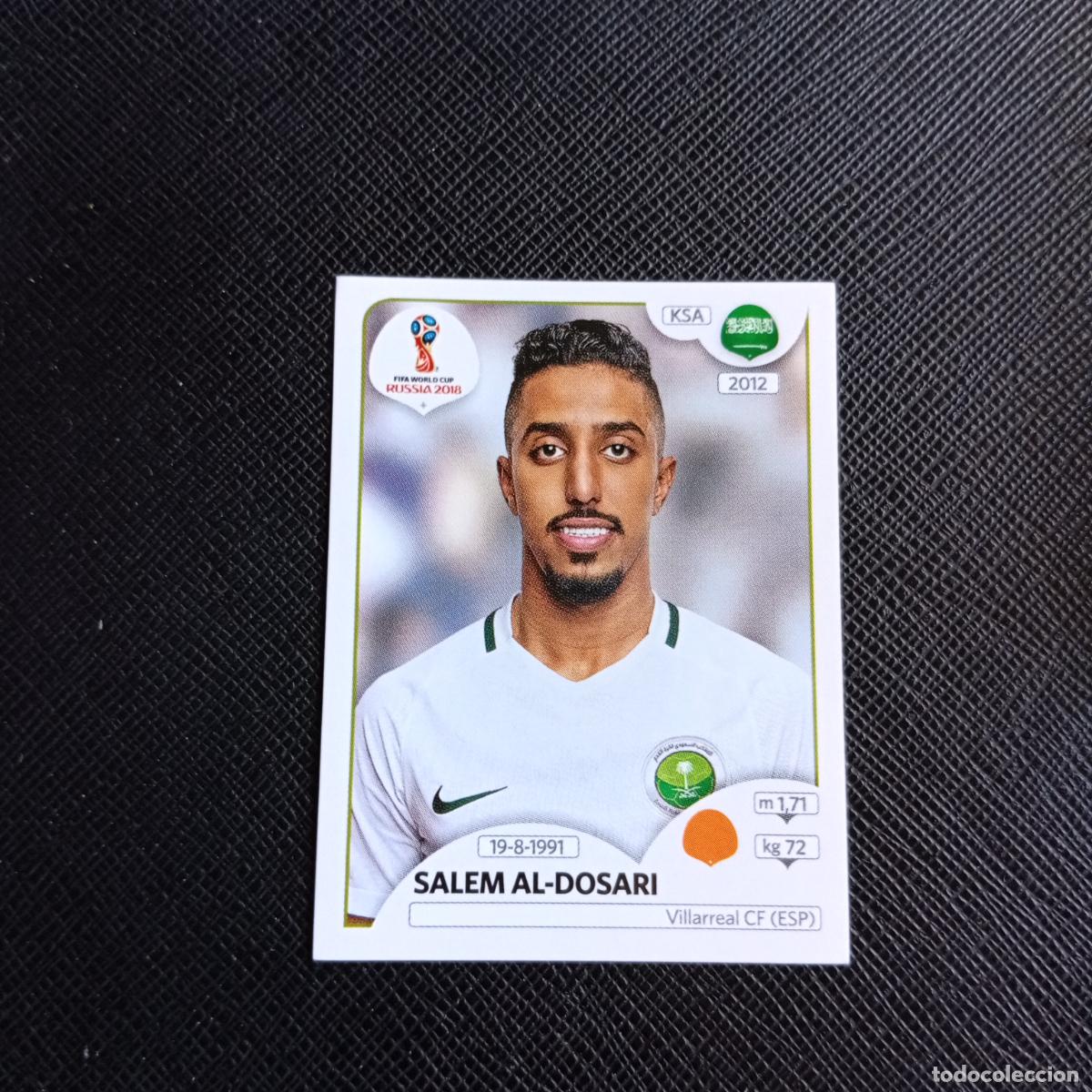 Cromos de f&uacute;tbol: 67 AL DOSARI ARABIA SAUDI PANINI MUNDIAL RUSIA 2018 CROMO FUTBOL 18 - SIN PEGAR - /CJ2 ..