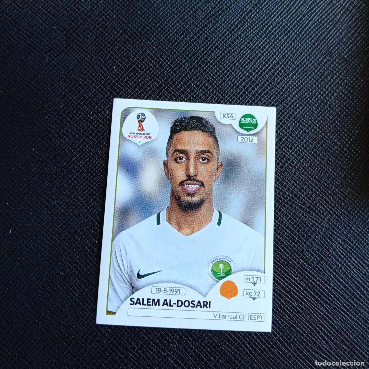 Cromos de f&uacute;tbol: 67 AL DOSARI ARABIA SAUDI PANINI MUNDIAL RUSIA 2018 CROMO FUTBOL 18 - SIN PEGAR - /CJ2 ..