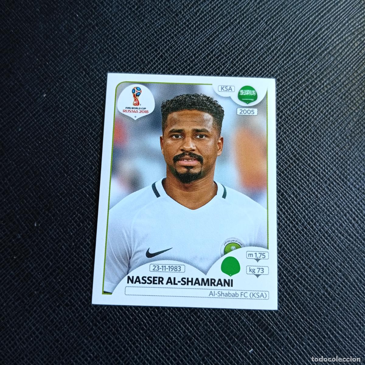 Cromos de f&uacute;tbol: 70 EL SHAMRANI ARABIA SAUDI PANINI MUNDIAL RUSIA 2018 CROMO FUTBOL 18 - SIN PEGAR - /CJ2 ..
