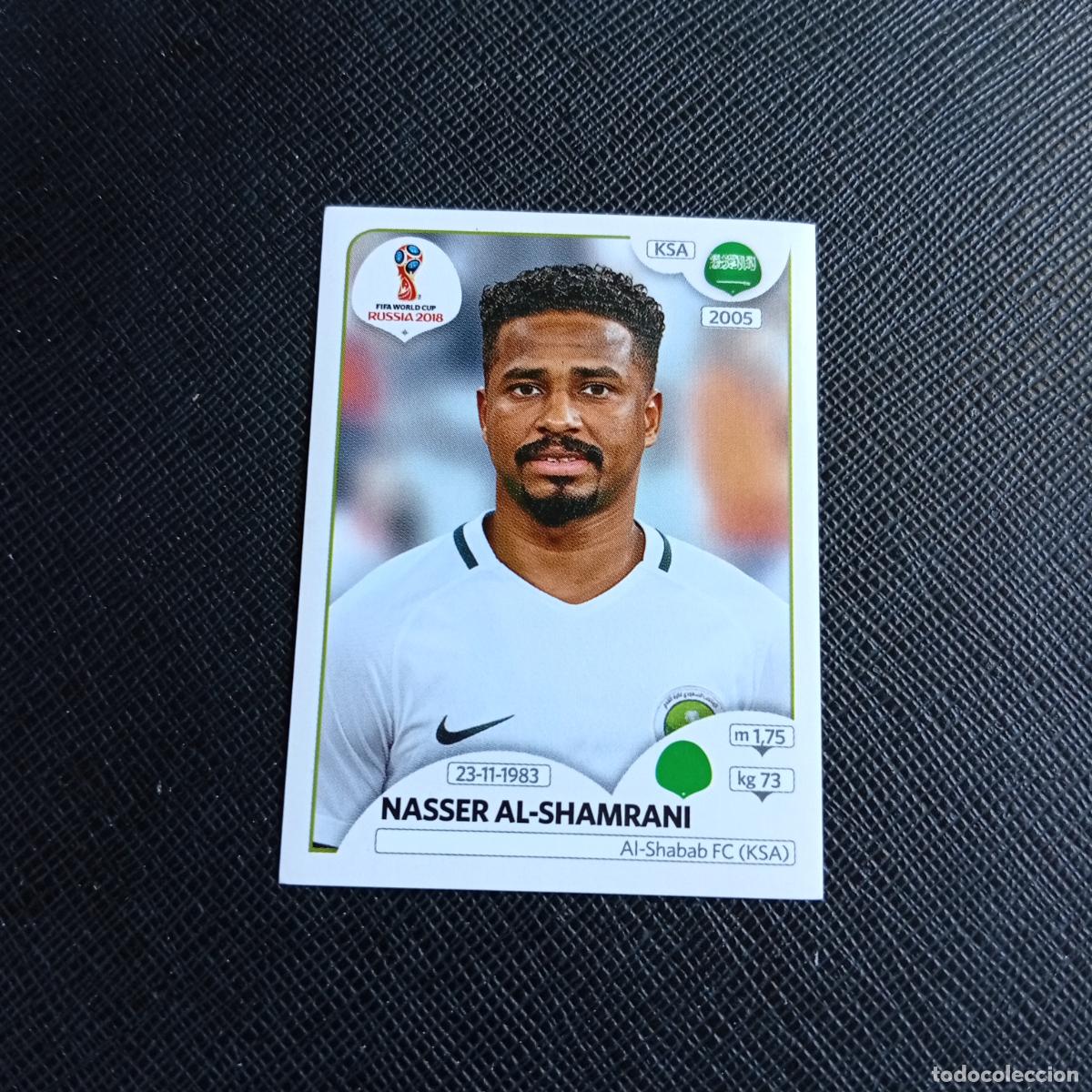 Cromos de f&uacute;tbol: 70 EL SHAMRANI ARABIA SAUDI PANINI MUNDIAL RUSIA 2018 CROMO FUTBOL 18 - SIN PEGAR - /CJ2