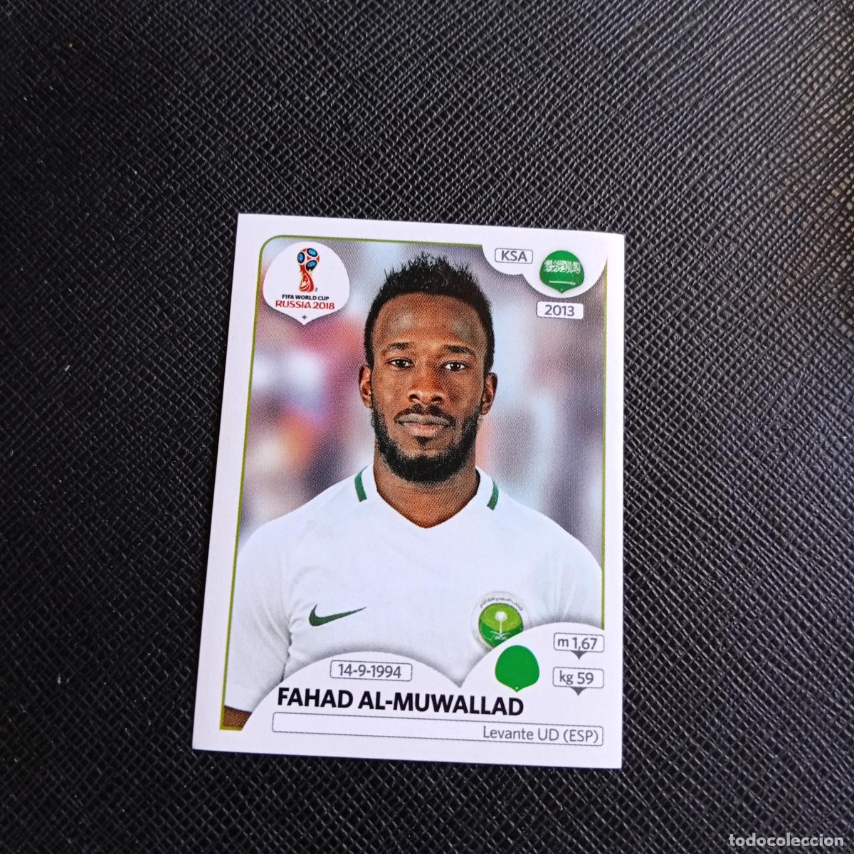 Cromos de f&uacute;tbol: 71 AL MUWALLAD ARABIA SAUDI PANINI MUNDIAL RUSIA 2018 CROMO FUTBOL 18 - SIN PEGAR - /CJ2