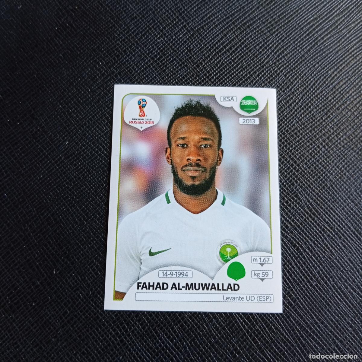 Cromos de f&uacute;tbol: 71 AL MUWALLAD ARABIA SAUDI PANINI MUNDIAL RUSIA 2018 CROMO FUTBOL 18 - SIN PEGAR - /CJ2