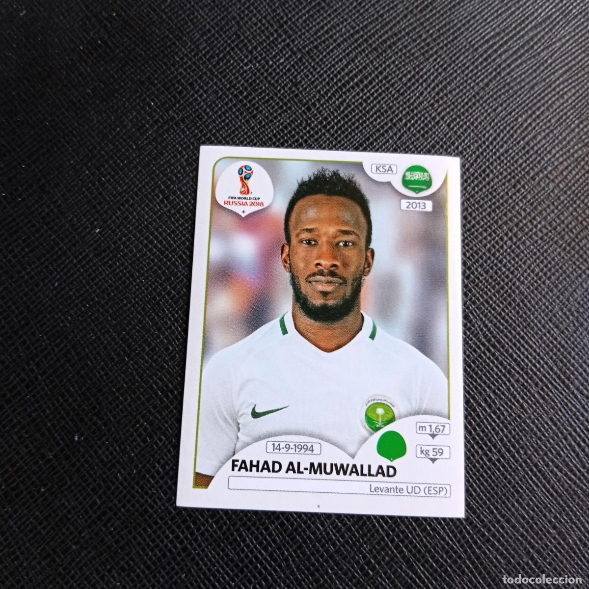 Cromos de f&uacute;tbol: 71 AL MUWALLAD ARABIA SAUDI PANINI MUNDIAL RUSIA 2018 CROMO FUTBOL 18 - SIN PEGAR - /CJ2 .
