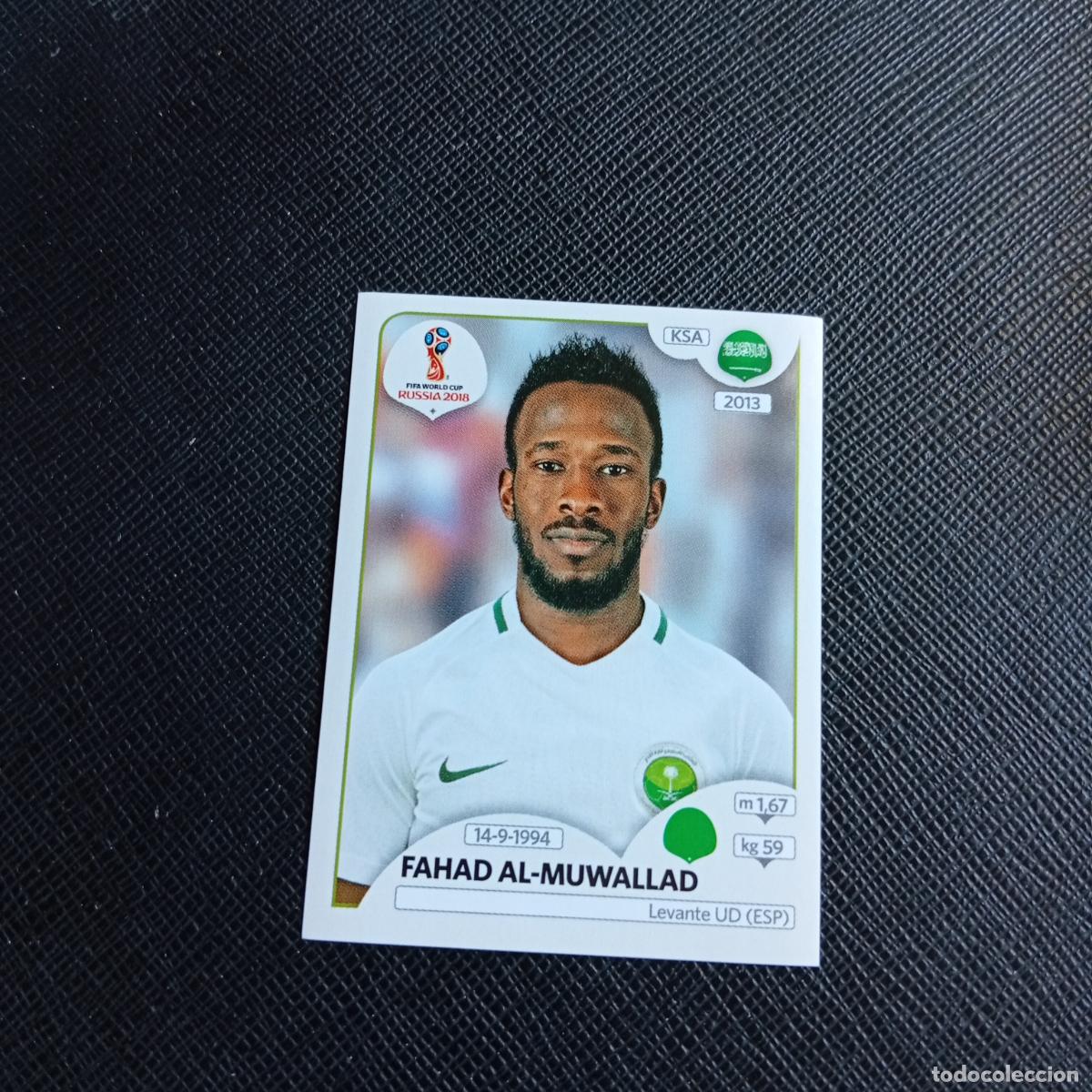 Cromos de f&uacute;tbol: 71 AL MUWALLAD ARABIA SAUDI PANINI MUNDIAL RUSIA 2018 CROMO FUTBOL 18 - SIN PEGAR - /CJ2 .