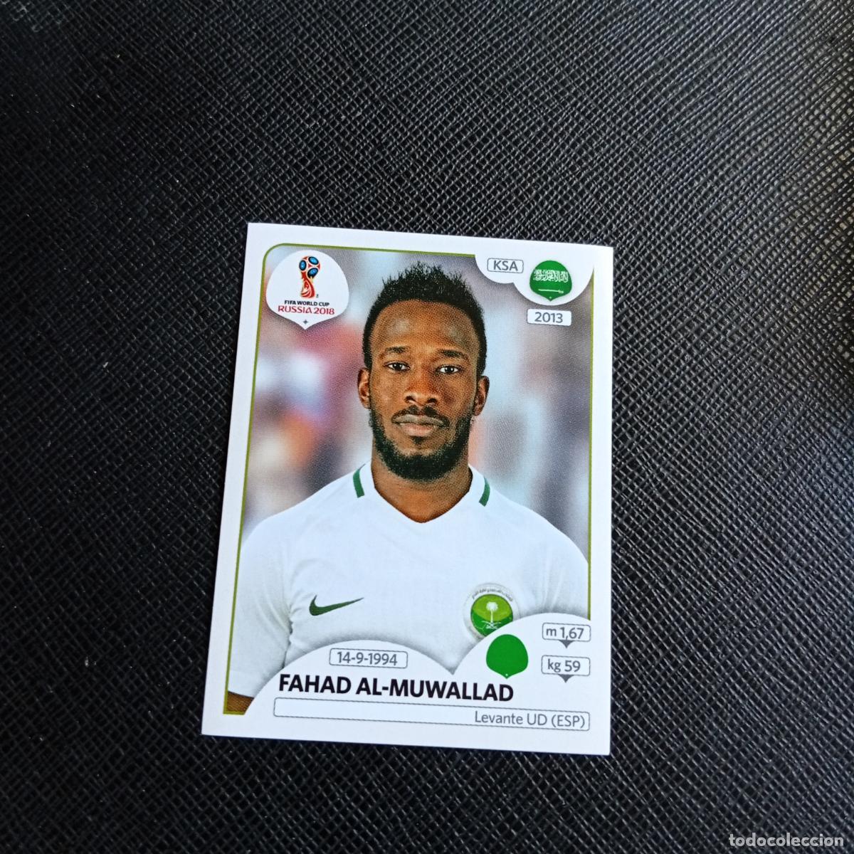 Cromos de f&uacute;tbol: 71 AL MUWALLAD ARABIA SAUDI PANINI MUNDIAL RUSIA 2018 CROMO FUTBOL 18 - SIN PEGAR - /CJ2 .