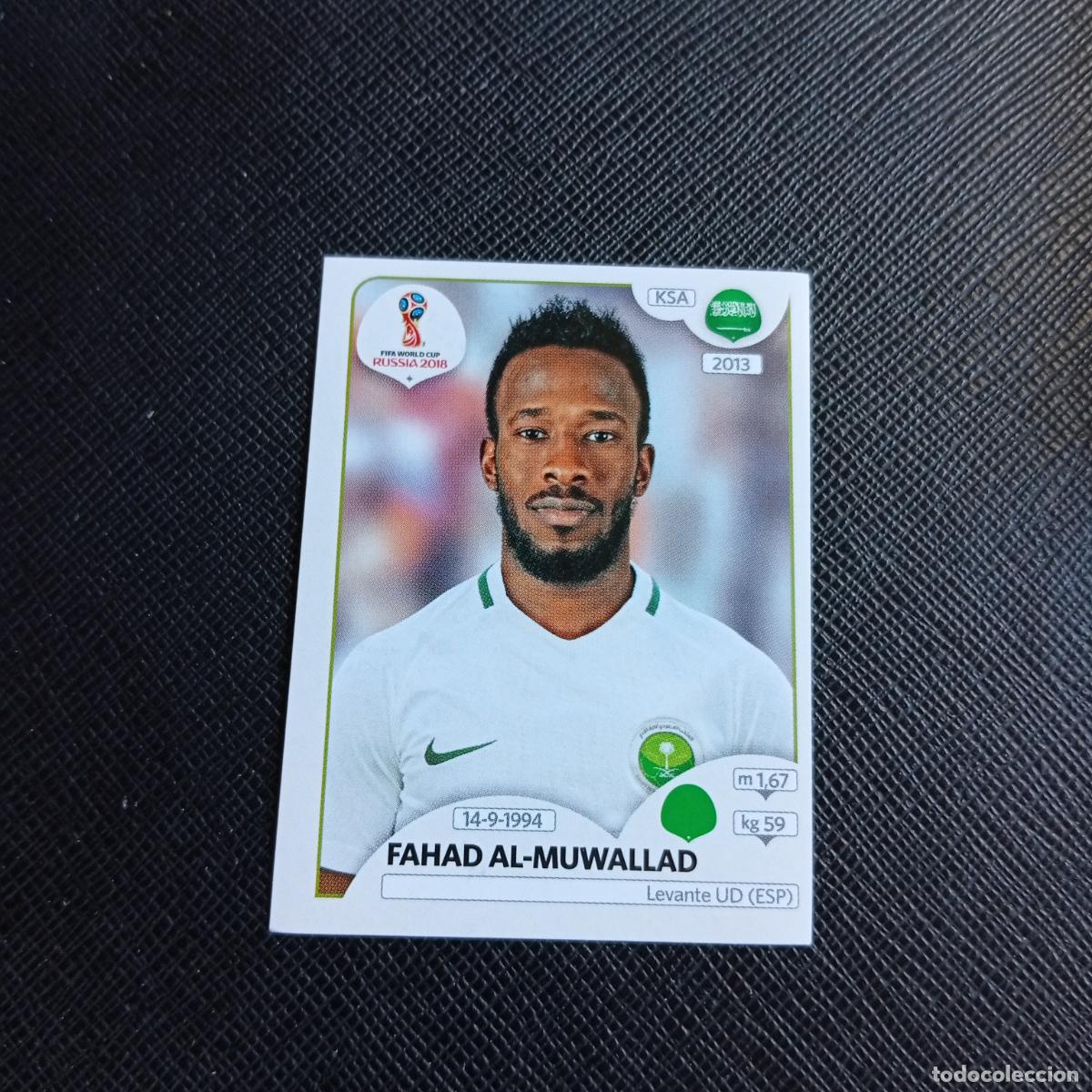 Cromos de f&uacute;tbol: 71 AL MUWALLAD ARABIA SAUDI PANINI MUNDIAL RUSIA 2018 CROMO FUTBOL 18 - SIN PEGAR - /CJ2 D