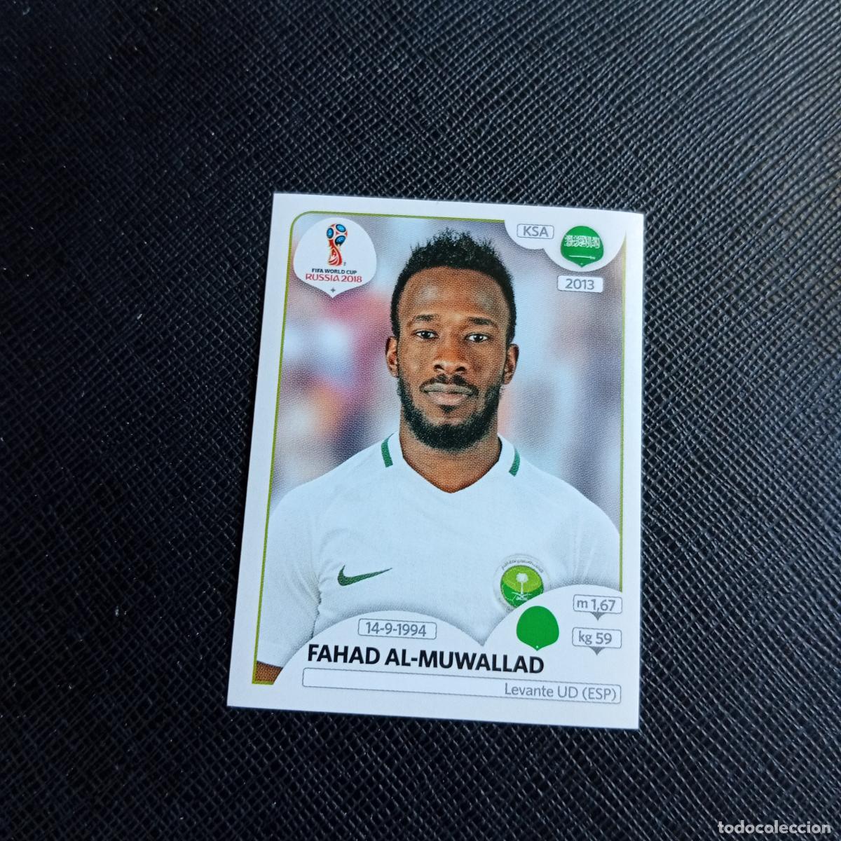 Cromos de f&uacute;tbol: 71 AL MUWALLAD ARABIA SAUDI PANINI MUNDIAL RUSIA 2018 CROMO FUTBOL 18 - SIN PEGAR - /CJ2 ...
