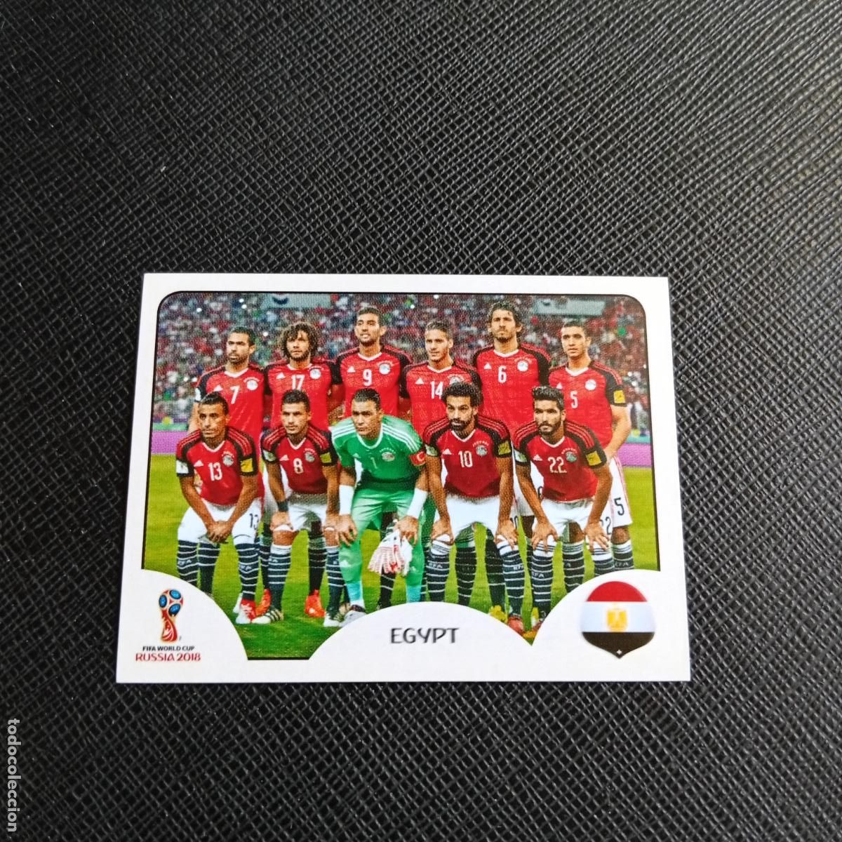 Cromos de f&uacute;tbol: 73 ALINEACION EGIPTO PANINI MUNDIAL RUSIA 2018 CROMO FUTBOL 18 - SIN PEGAR - /CJ2
