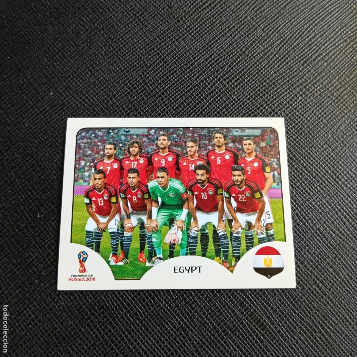 Cromos de f&uacute;tbol: 73 ALINEACION EGIPTO PANINI MUNDIAL RUSIA 2018 CROMO FUTBOL 18 - SIN PEGAR - /CJ2