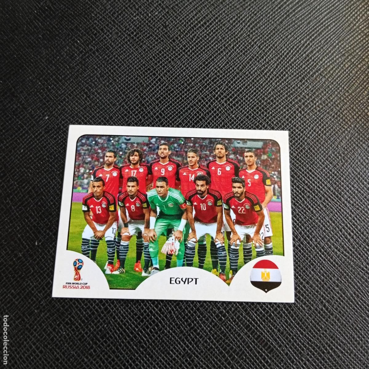Cromos de f&uacute;tbol: 73 ALINEACION EGIPTO PANINI MUNDIAL RUSIA 2018 CROMO FUTBOL 18 - SIN PEGAR - /CJ2 .
