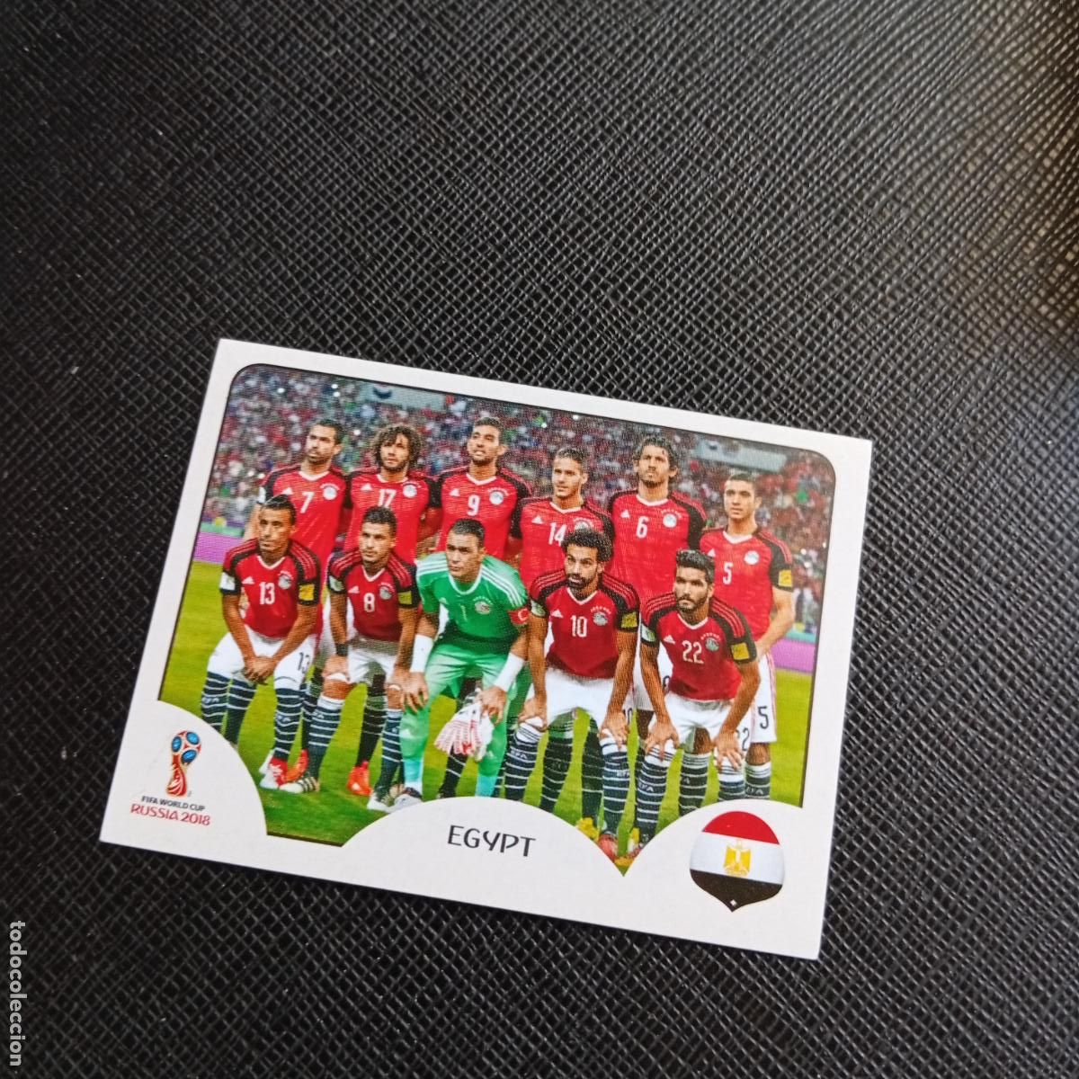 Cromos de f&uacute;tbol: 73 ALINEACION EGIPTO PANINI MUNDIAL RUSIA 2018 CROMO FUTBOL 18 - SIN PEGAR - /CJ2 .