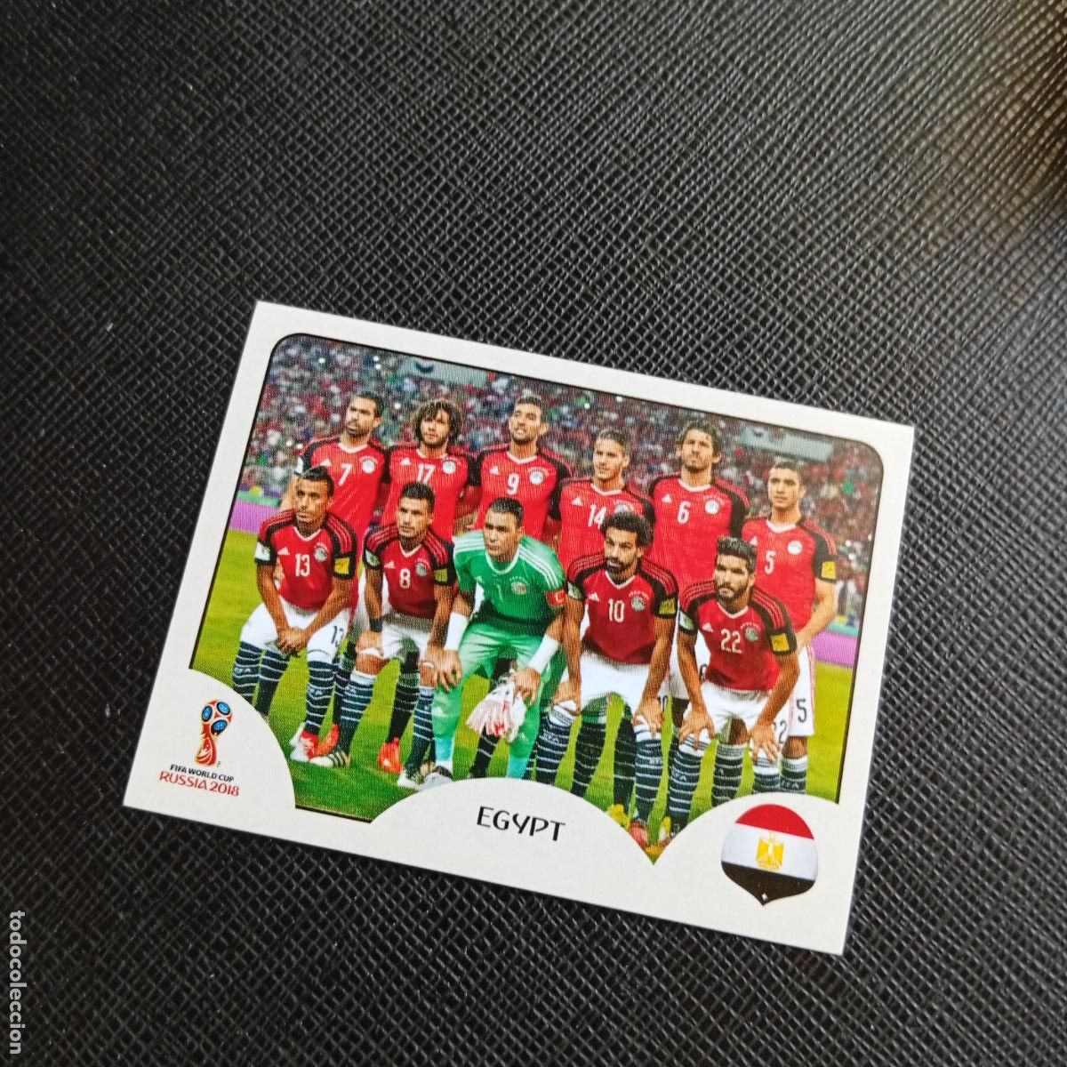 Cromos de f&uacute;tbol: 73 ALINEACION EGIPTO PANINI MUNDIAL RUSIA 2018 CROMO FUTBOL 18 - SIN PEGAR - /CJ2 ..