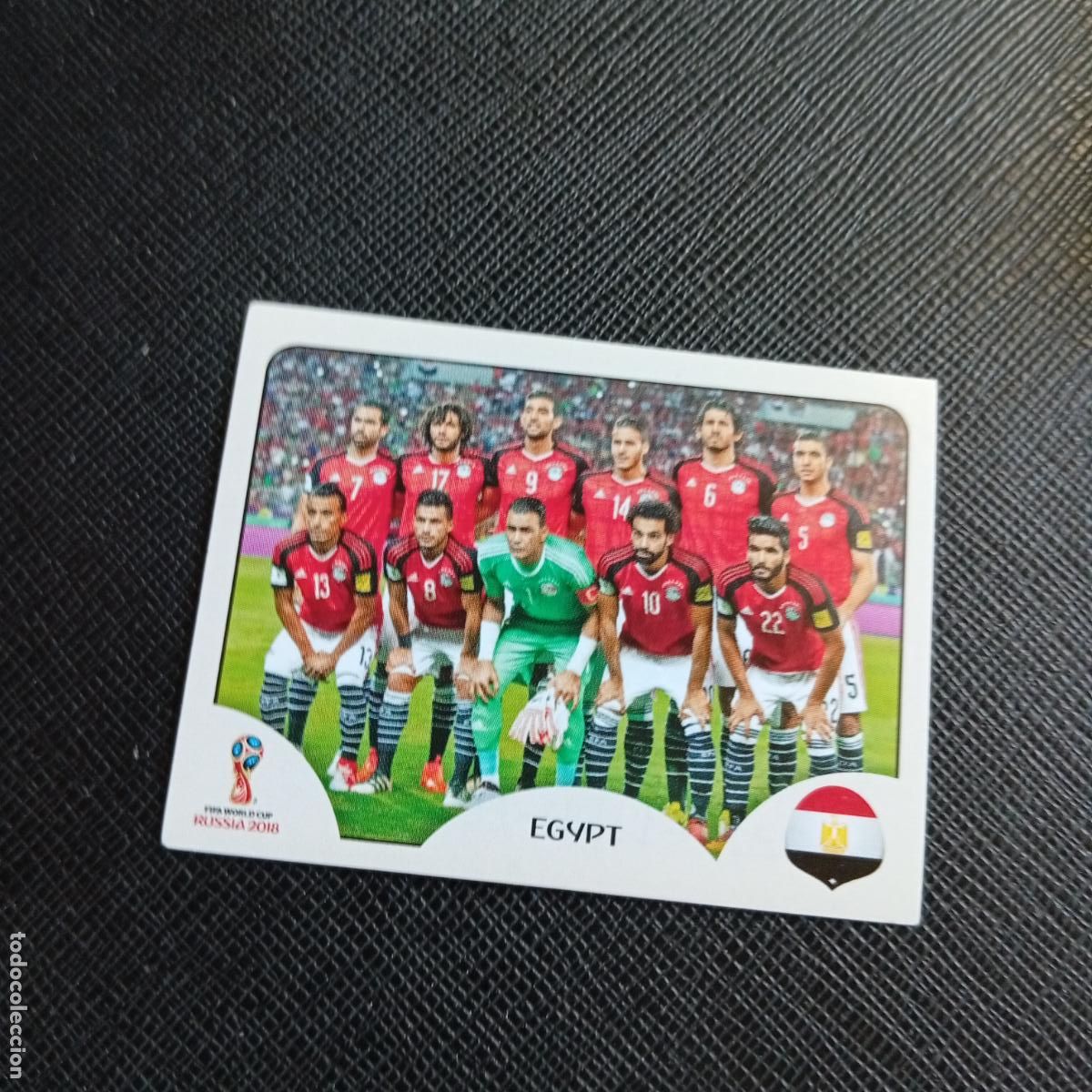 Cromos de f&uacute;tbol: 73 ALINEACION EGIPTO PANINI MUNDIAL RUSIA 2018 CROMO FUTBOL 18 - SIN PEGAR - /CJ2 ..
