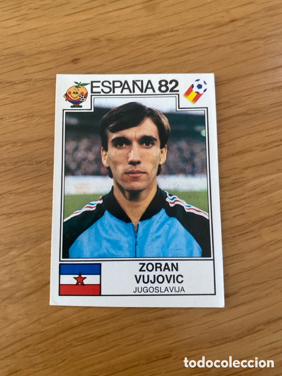 Cromos de f&uacute;tbol: Cromo panini mundial Espa&ntilde;a 82 n&uacute;mero 313 Vujovic - Sticker album World cup Spain 1982 Yugoslavia