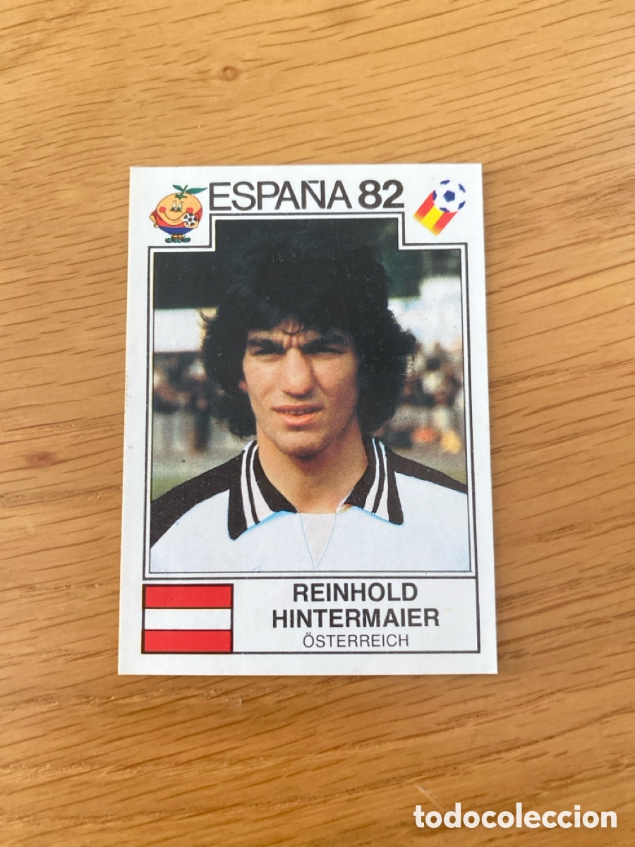Cromos de f&uacute;tbol: Cromo panini mundial Espa&ntilde;a 82 n&uacute;mero 137 Hintermaier - Sticker album world cup Spain 1982
