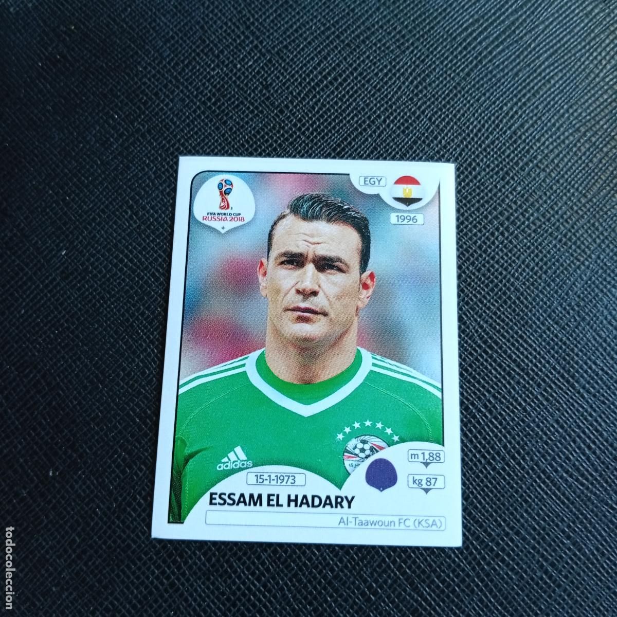 Cromos de f&uacute;tbol: 74 EL HADARY EGIPTO PANINI MUNDIAL RUSIA 2018 CROMO FUTBOL 18 - SIN PEGAR - /CJ2 ..