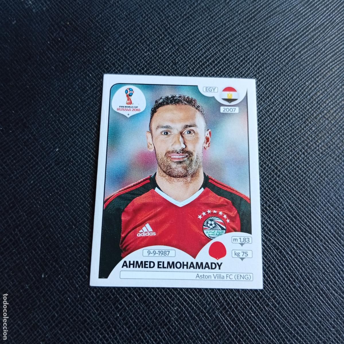 Cromos de f&uacute;tbol: 76 ELMOHAMADY EGIPTO PANINI MUNDIAL RUSIA 2018 CROMO FUTBOL 18 - SIN PEGAR - /CJ2