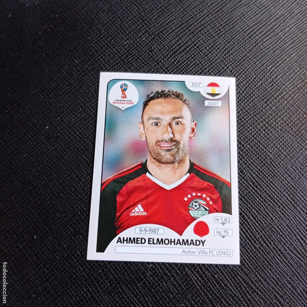 Cromos de f&uacute;tbol: 76 ELMOHAMADY EGIPTO PANINI MUNDIAL RUSIA 2018 CROMO FUTBOL 18 - SIN PEGAR - /CJ2