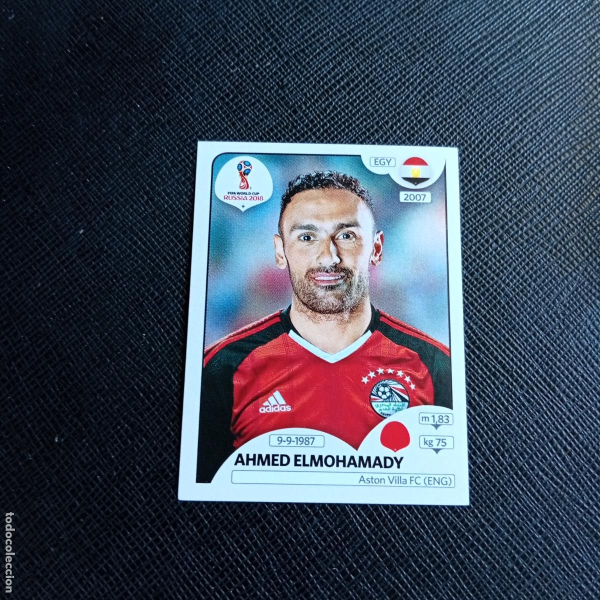 Cromos de f&uacute;tbol: 76 ELMOHAMADY EGIPTO PANINI MUNDIAL RUSIA 2018 CROMO FUTBOL 18 - SIN PEGAR - /CJ2 ..