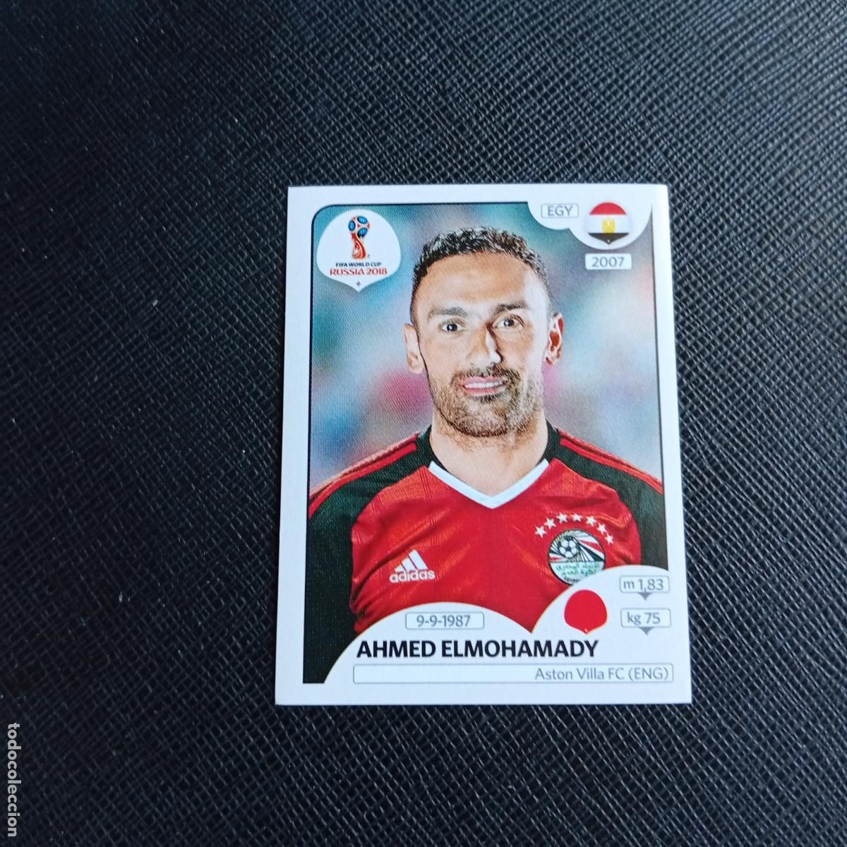 Cromos de f&uacute;tbol: 76 ELMOHAMADY EGIPTO PANINI MUNDIAL RUSIA 2018 CROMO FUTBOL 18 - SIN PEGAR - /CJ2 D
