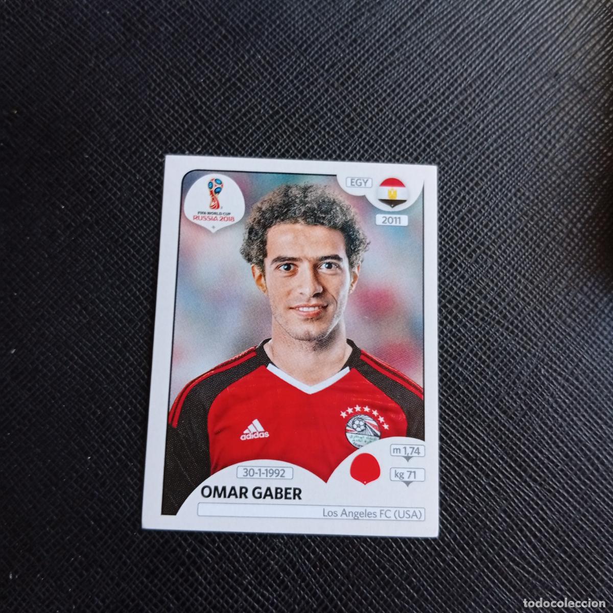 Cromos de f&uacute;tbol: 77 OMAR GABER EGIPTO PANINI MUNDIAL RUSIA 2018 CROMO FUTBOL 18 - SIN PEGAR - /CJ2