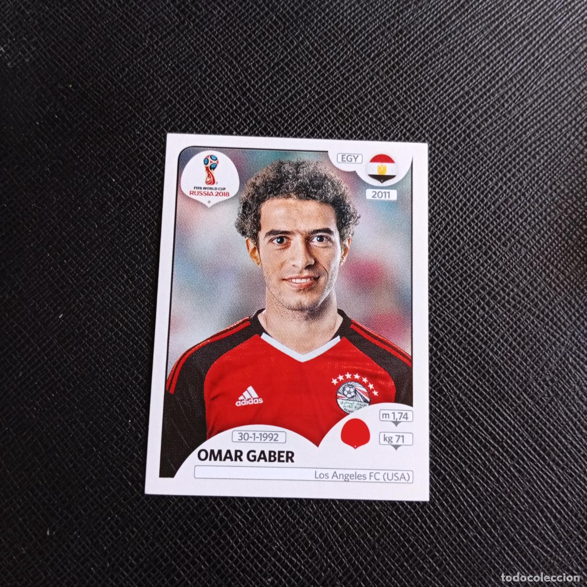 Cromos de f&uacute;tbol: 77 OMAR GABER EGIPTO PANINI MUNDIAL RUSIA 2018 CROMO FUTBOL 18 - SIN PEGAR - /CJ2 .