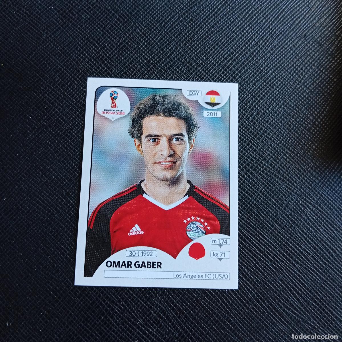 Cromos de f&uacute;tbol: 77 OMAR GABER EGIPTO PANINI MUNDIAL RUSIA 2018 CROMO FUTBOL 18 - SIN PEGAR - /CJ2 .