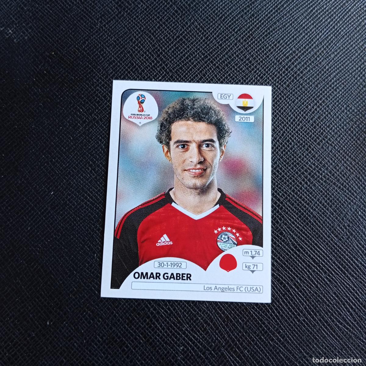 Cromos de f&uacute;tbol: 77 OMAR GABER EGIPTO PANINI MUNDIAL RUSIA 2018 CROMO FUTBOL 18 - SIN PEGAR - /CJ2 ..