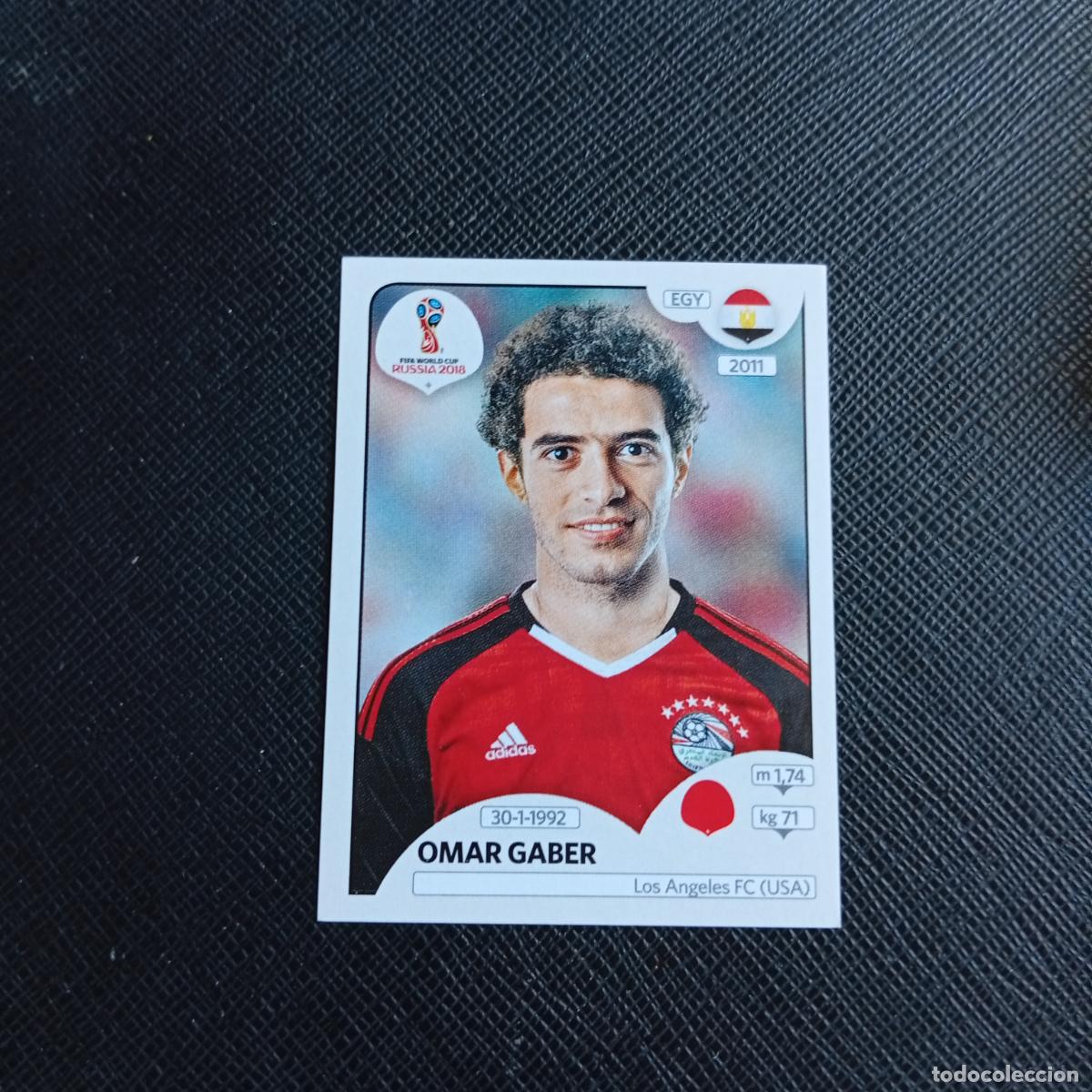 Cromos de f&uacute;tbol: 77 OMAR GABER EGIPTO PANINI MUNDIAL RUSIA 2018 CROMO FUTBOL 18 - SIN PEGAR - /CJ2 ..
