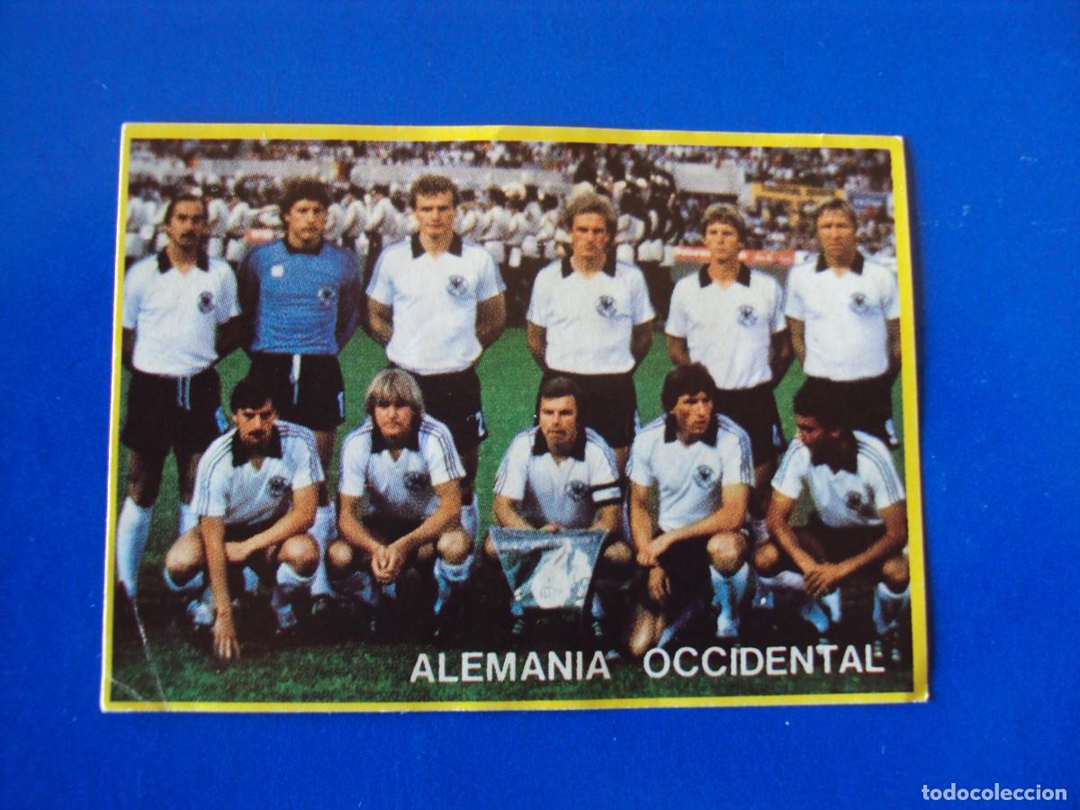 Football Stickers: CROMO N&ordm; 37 SELECCION ALEMANIA OCCIDENTAL ALBUM FUTBOL EN ACCION 1982 DANONE 82 SIN PEGAR
