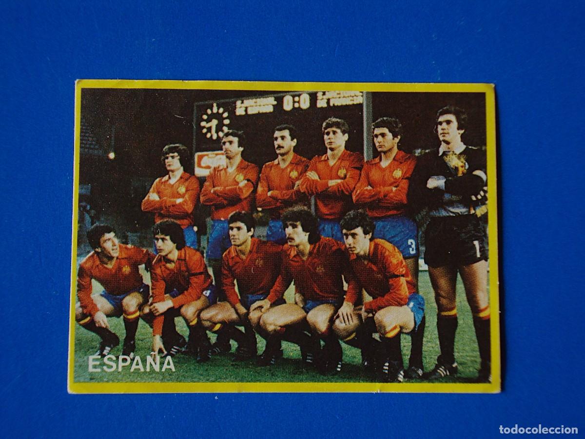 Cromos de f&uacute;tbol: CROMO N&ordm; 45 SELECCION ESPA&Ntilde;A ALBUM FUTBOL EN ACCION 1982 DANONE 82 SIN PEGAR