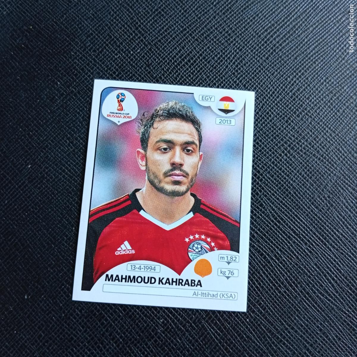 Cromos de f&uacute;tbol: 84 KAHRABA EGIPTO PANINI MUNDIAL RUSIA 2018 CROMO FUTBOL 18 - SIN PEGAR - /CJ2