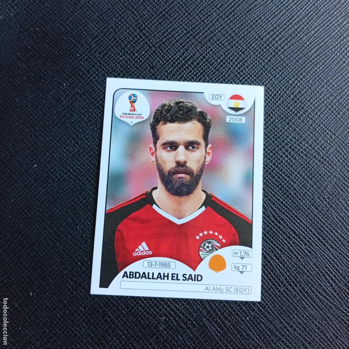 Cromos de f&uacute;tbol: 87 EL SAID EGIPTO PANINI MUNDIAL RUSIA 2018 CROMO FUTBOL 18 - SIN PEGAR - /CJ2